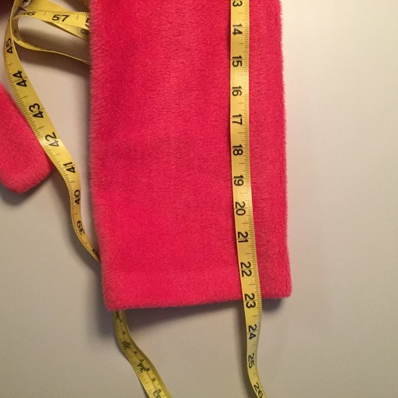 Vintage Bath Robe House Coat Full Length sz M - Coral - Picture 13 of 15